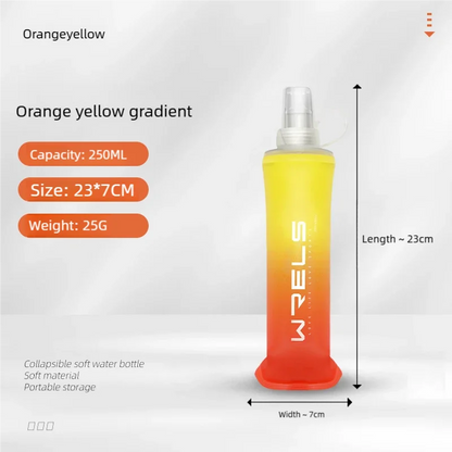 TPU Collapsible Soft Flask Sports Water Bottle