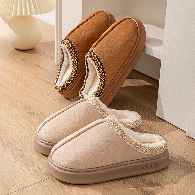 Women's Luxury Plush Fuzzy Indoor Slippers