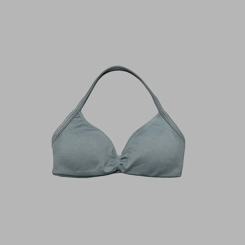 Women's High Support Strappy Halter Sports Bra