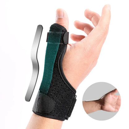 Wrist and Thumb Support Brace with Steel Splint