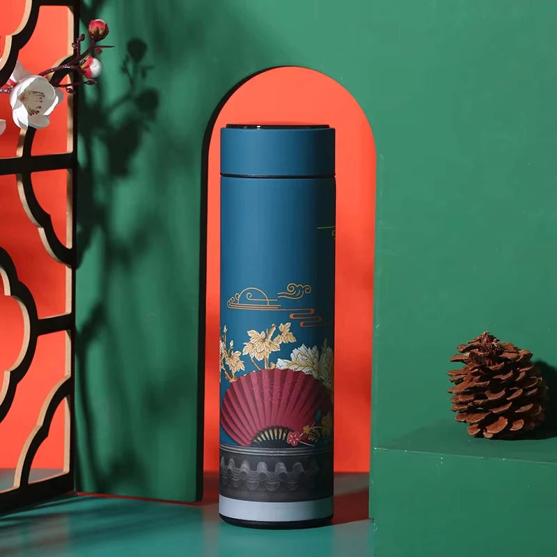 Style 304 Stainless Steel Thermos Bottle with Temperature Display