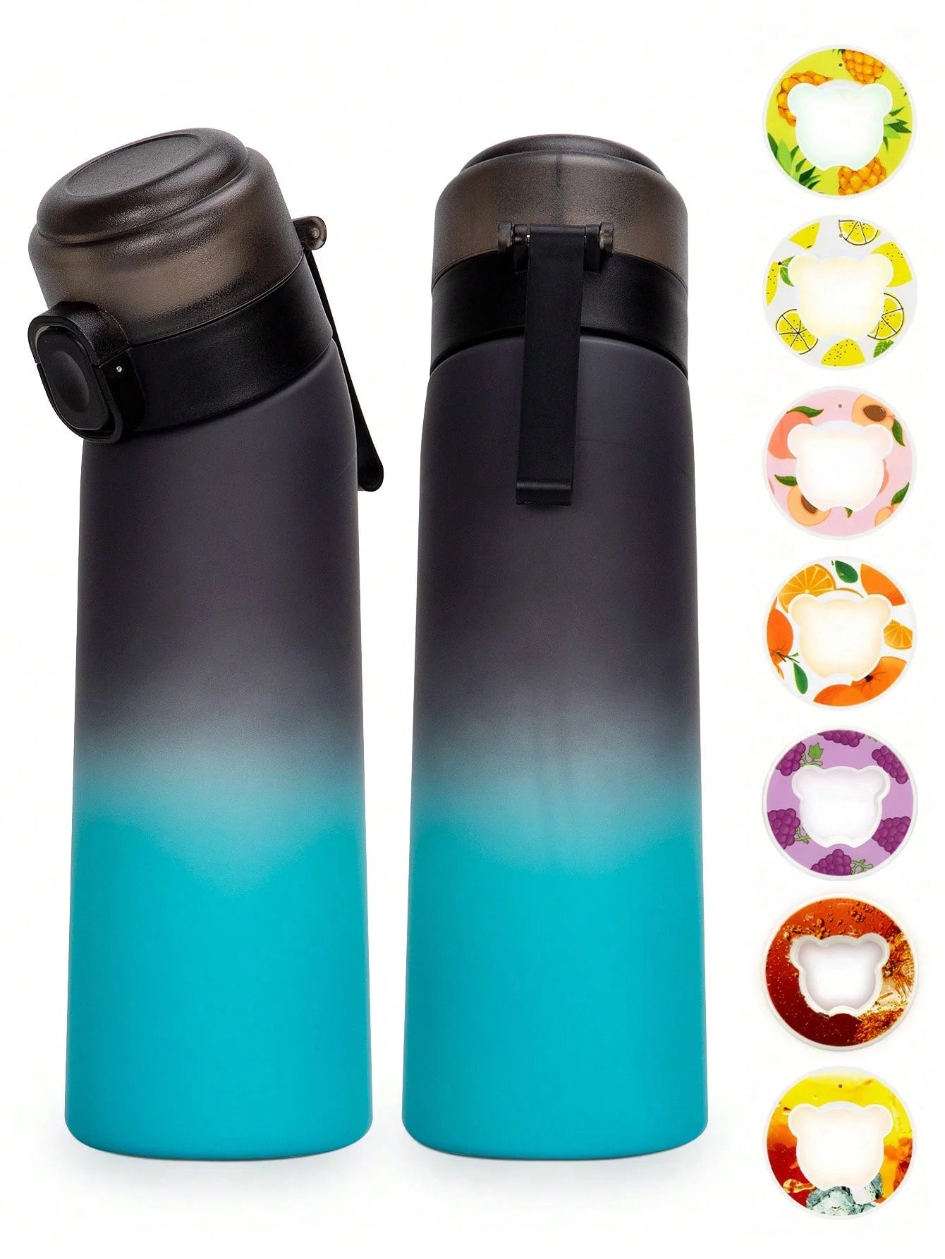 Gradient Air Water Bottle with Bear Scented Flavor Pod