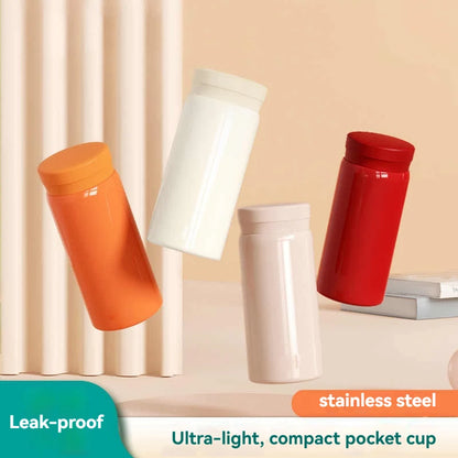 200ml or 300ml Stainless Steel Mini Insulated Thermos Cup