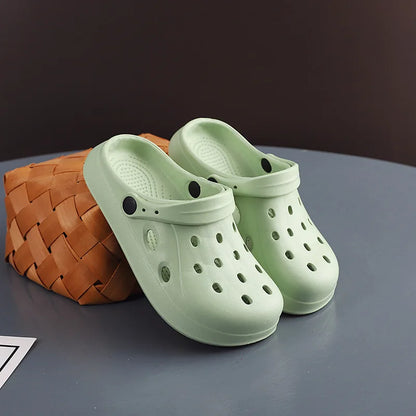 Unisex Wide Toe Garden Clogs Non Slip Summer Beach Sandals