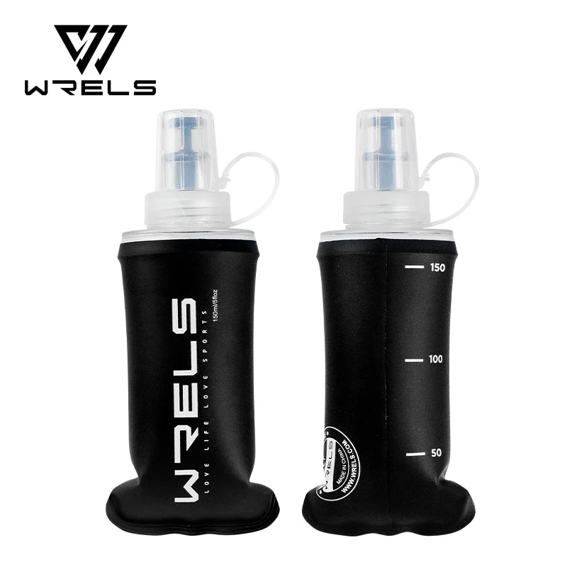 WRELS 500ml BPA Free Collapsible TPU Soft Flask Water Bottle