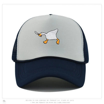 Unisex Embroidered Goose Baseball Cap