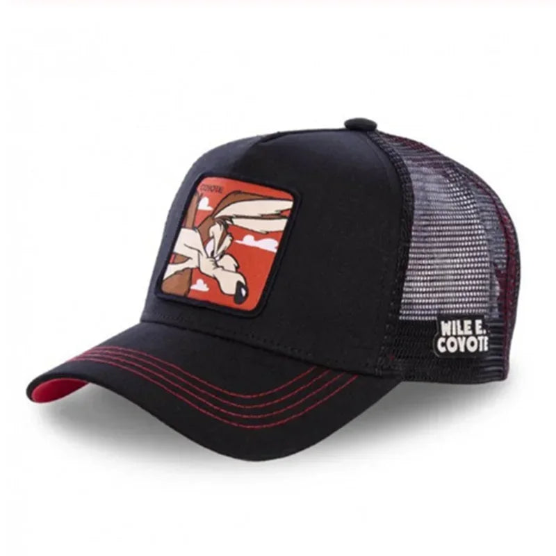 Unisex Anime Cartoon Snapback Trucker Baseball Cap
