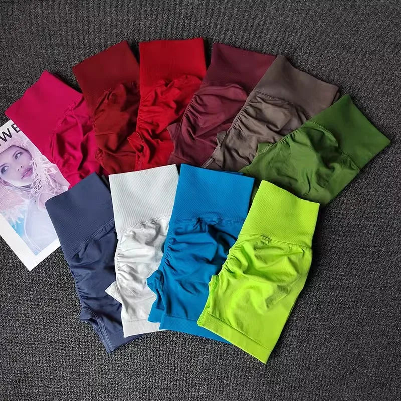 Women's High Waist Breathable Butt Lift Yoga Shorts
