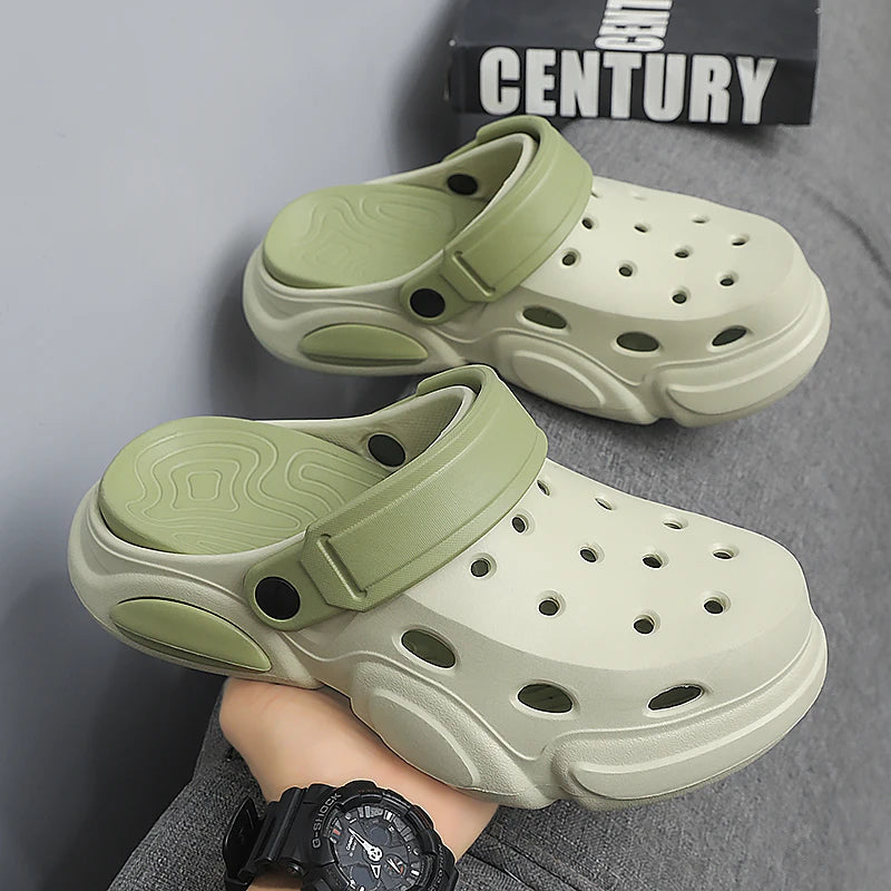 Men’s Thick Sole Non Slip Breathable Summer Beach Sandals