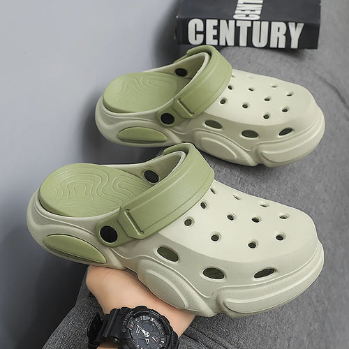 Men’s Thick Sole Non Slip Breathable Summer Beach Sandals