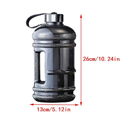 2L Large Capacity PETG Sports Water Bottle with Handle