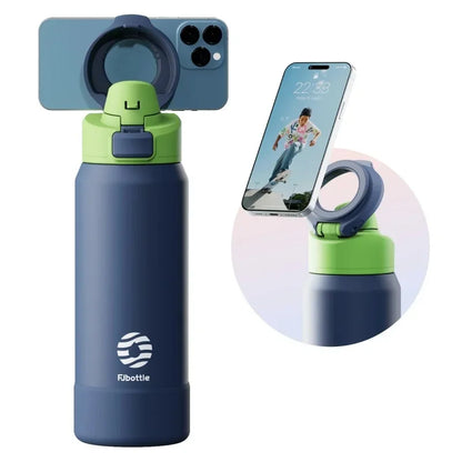 710ml or 950ml Insulated Sports Water Bottle with Magnetic Phone Holder
