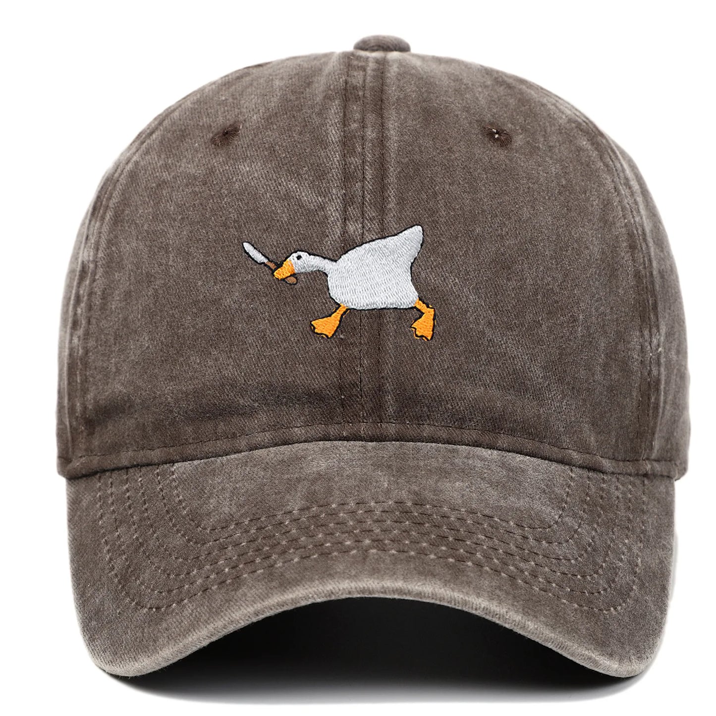 Unisex Embroidered Goose Baseball Cap