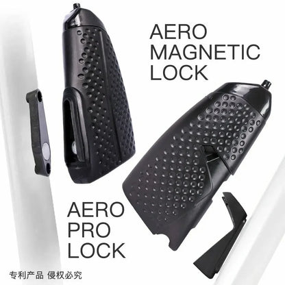 BPA Free Squeeze Cycling Water Bottle with Magnetic Cage
