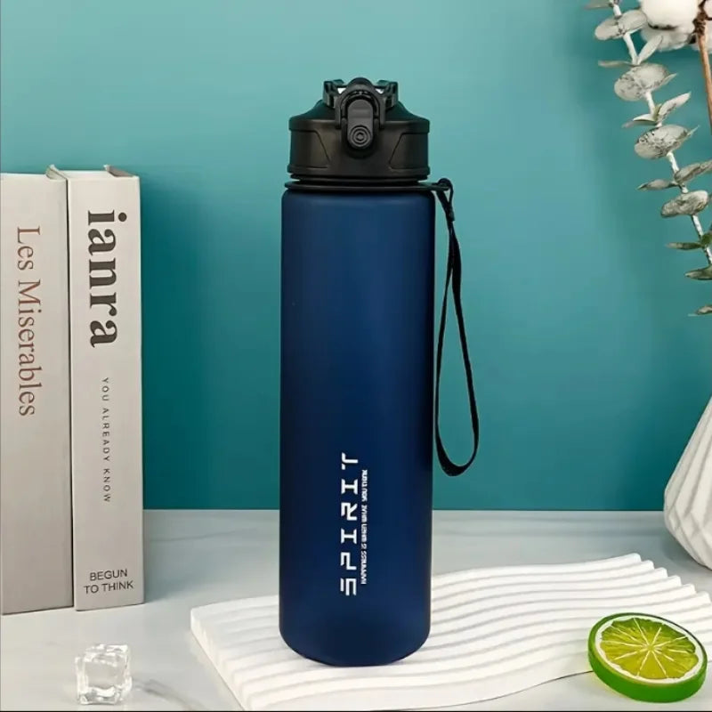 Grinkwell Large Capacity BPA Free Sports Water Bottle with Straw