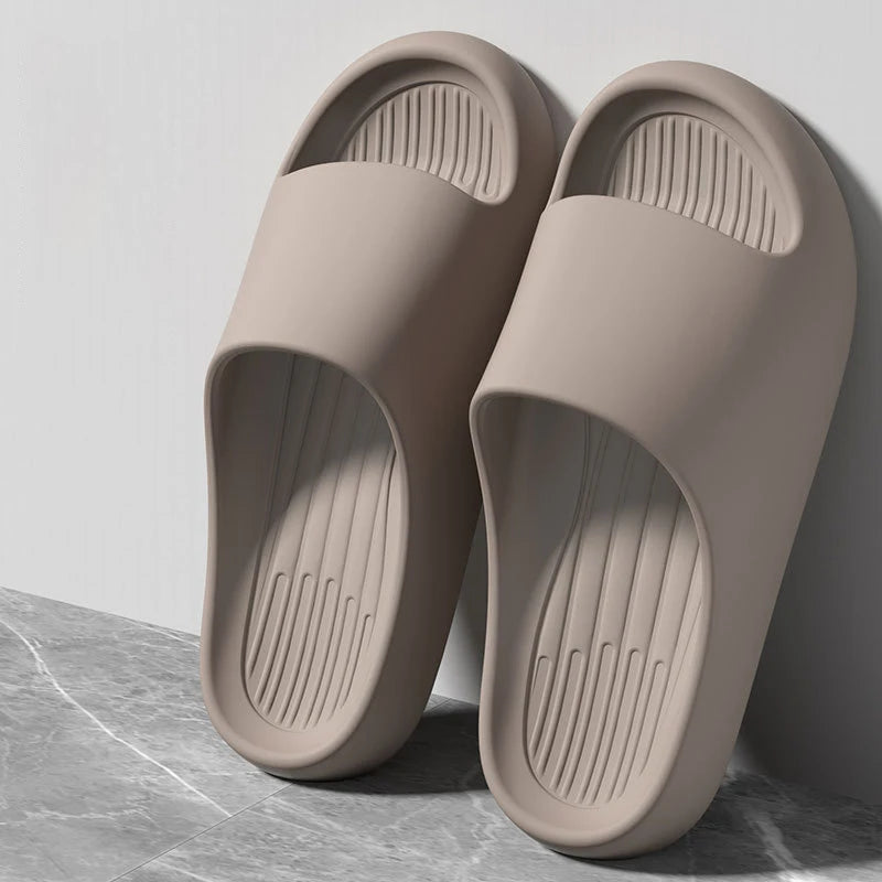 Big Size 50–51 EVA Open Toe Summer Slippers Quick Dry Beach Slides