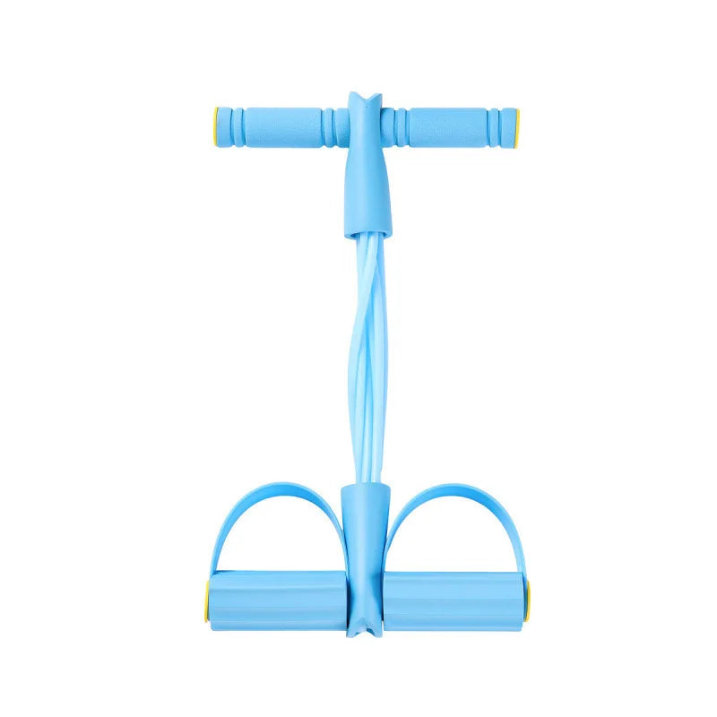 6 Tube Pedal Resistance Band Set with Handles