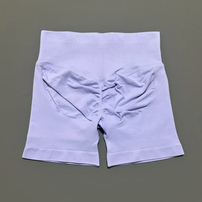 Women's Seamless Scrunch Butt Gym Biker Shorts