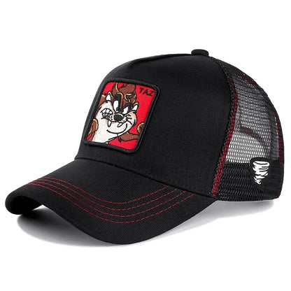 Unisex Anime Cartoon Snapback Trucker Baseball Cap