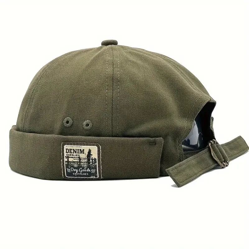 Unisex Vintage Brimless Docker Cap