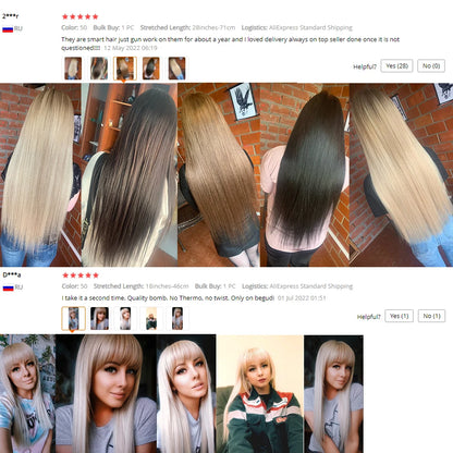 Super Long Bone Straight Yaki Hair Extensions