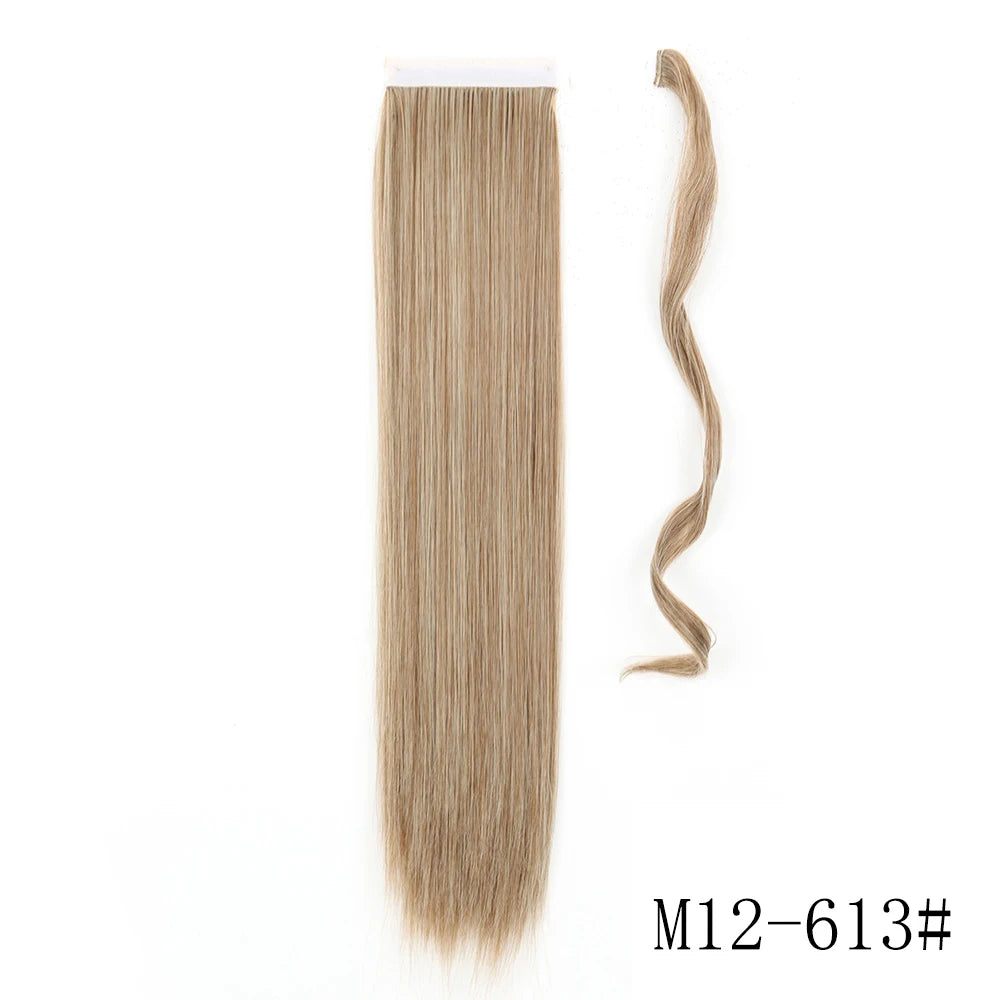 Long Straight Wrap Around Ponytail Hair Extension