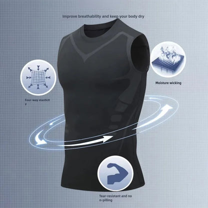 Men's Quick Dry Compression Workout Tank Top