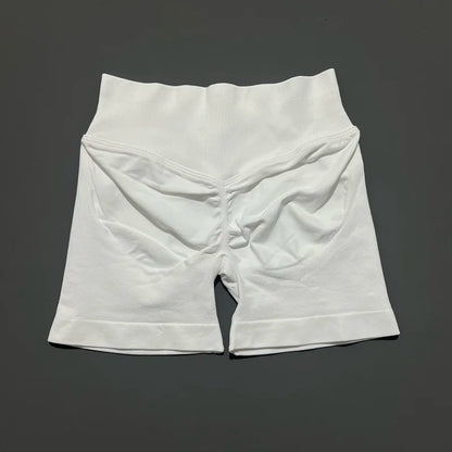 Women's Seamless Scrunch Butt Gym Biker Shorts