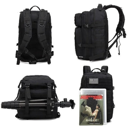 30L or 50L Waterproof Tactical Hiking Backpack