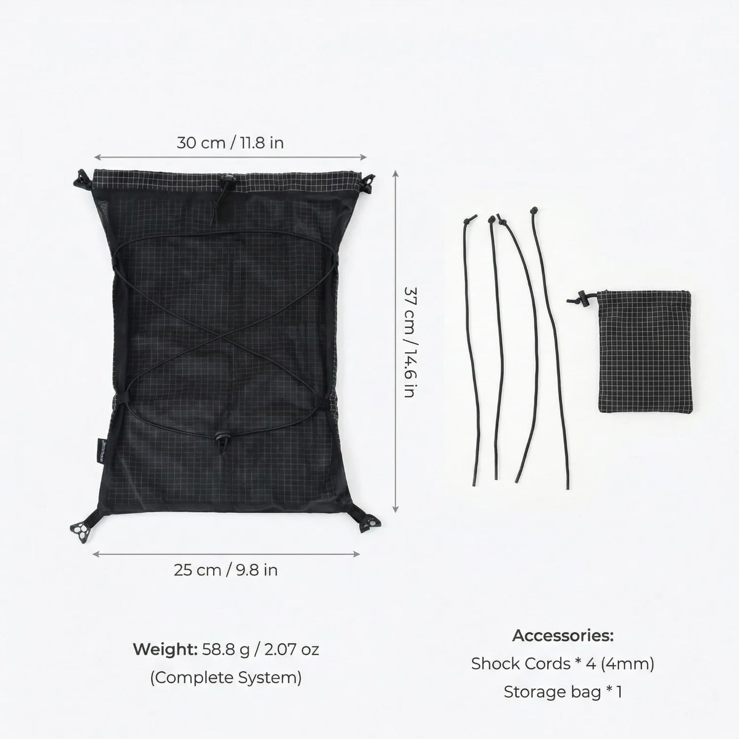 6L Ultralight Modular Backpack Expansion Pouch