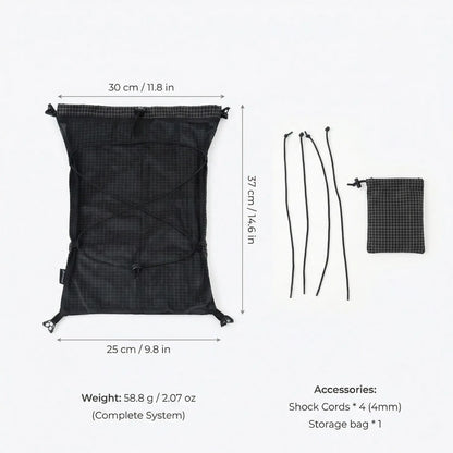 6L Ultralight Modular Backpack Expansion Pouch