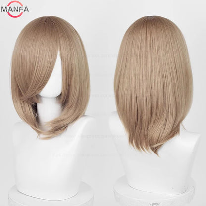 40cm Heat Resistant Anime Cosplay Wig with Bangs
