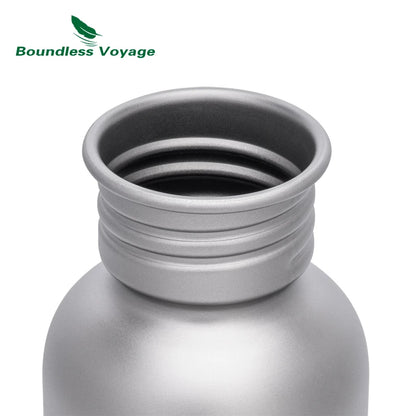 Boundless Voyage Wide Mouth Titanium Sports Water Bottle