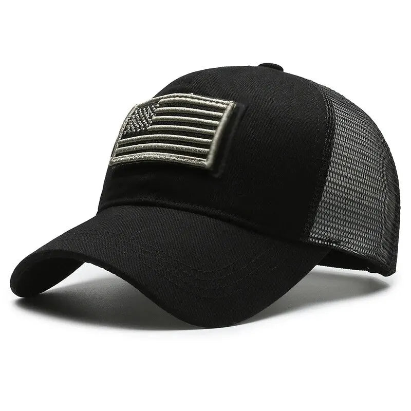 Unisex Breathable Mesh Embroidered Baseball Cap