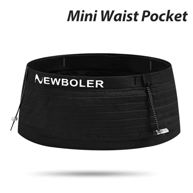 Elastic Running Waist Bag and Race Number Belt