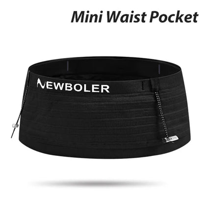 Elastic Running Waist Bag and Race Number Belt