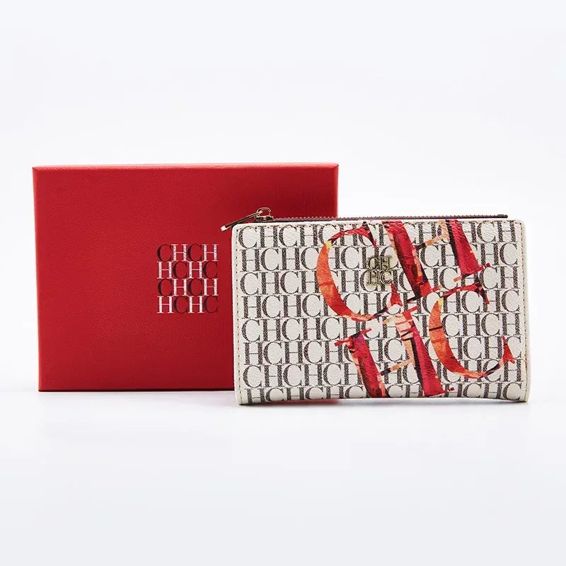 Women’s Cartoon Print Compact Wallet Lightweight Purse