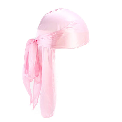 Unisex Silky Long Tail Durag Headwrap