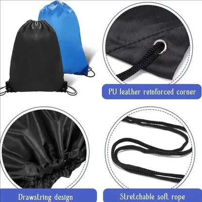 Unisex Lightweight Drawstring Gym and Travel Backpack