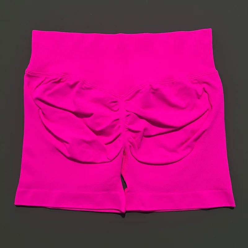 Women's Seamless Scrunch Butt Gym Biker Shorts