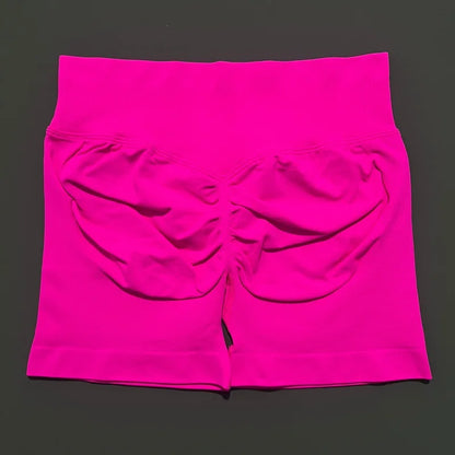 Women's Seamless Scrunch Butt Gym Biker Shorts