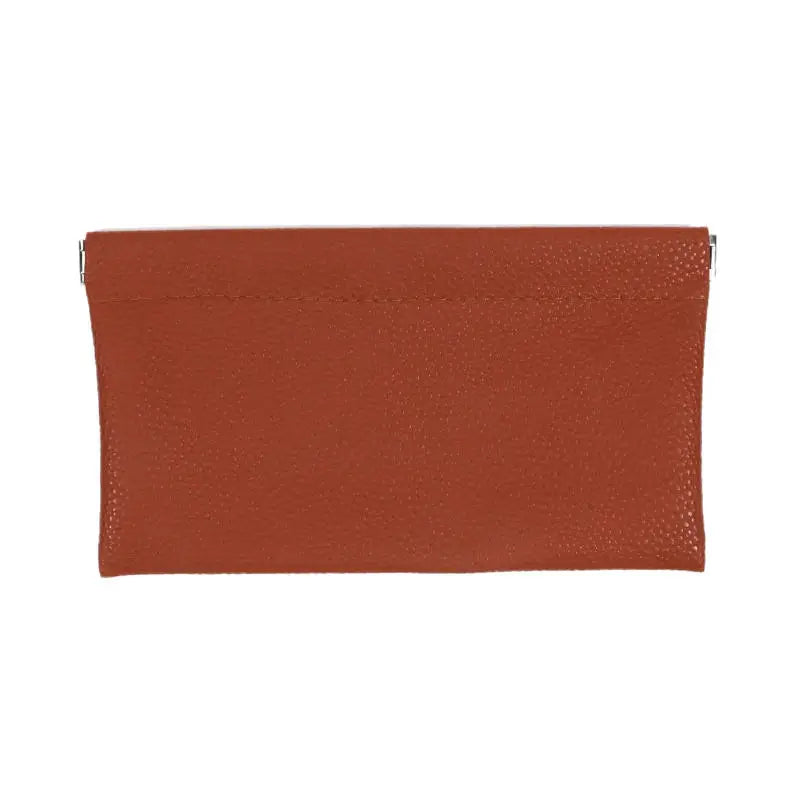 Self Closing PU Leather Long Wallet and Passport Holder