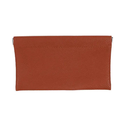Self Closing PU Leather Long Wallet and Passport Holder