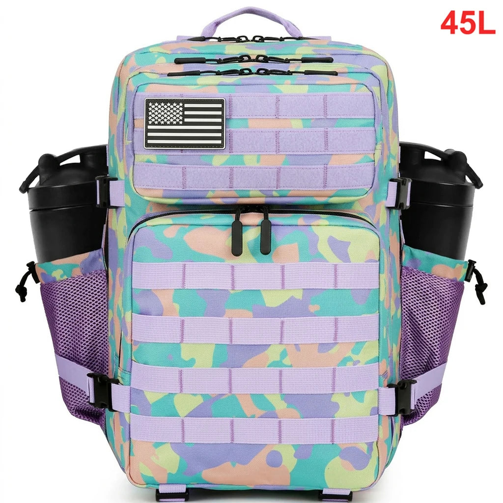 45L Waterproof Tactical Hiking and Travel Backpack