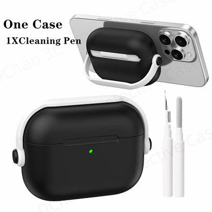 Shockproof AirPods Pro 3 and AirPods 4 Case with Lock and Cleaner Kit