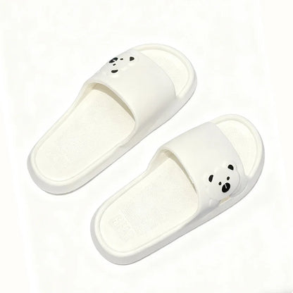 Cute Cartoon Bear EVA Slippers for Women Summer Indoor Slides
