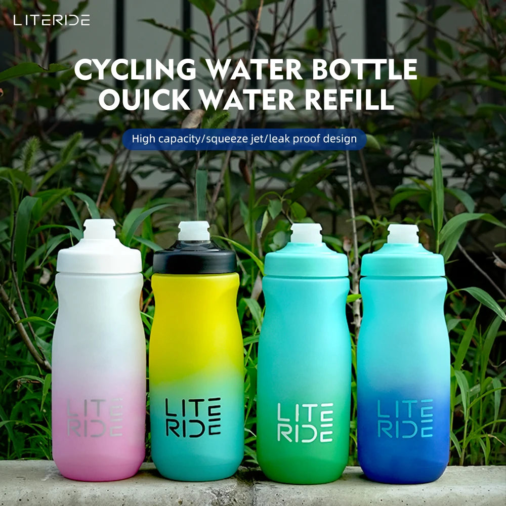 LITERIDE 610ml or 710ml Portable Cycling Water Bottle