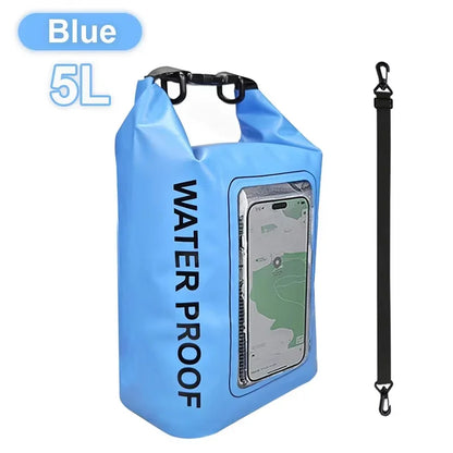 2L or 5L Waterproof Touch Screen Dry Bag