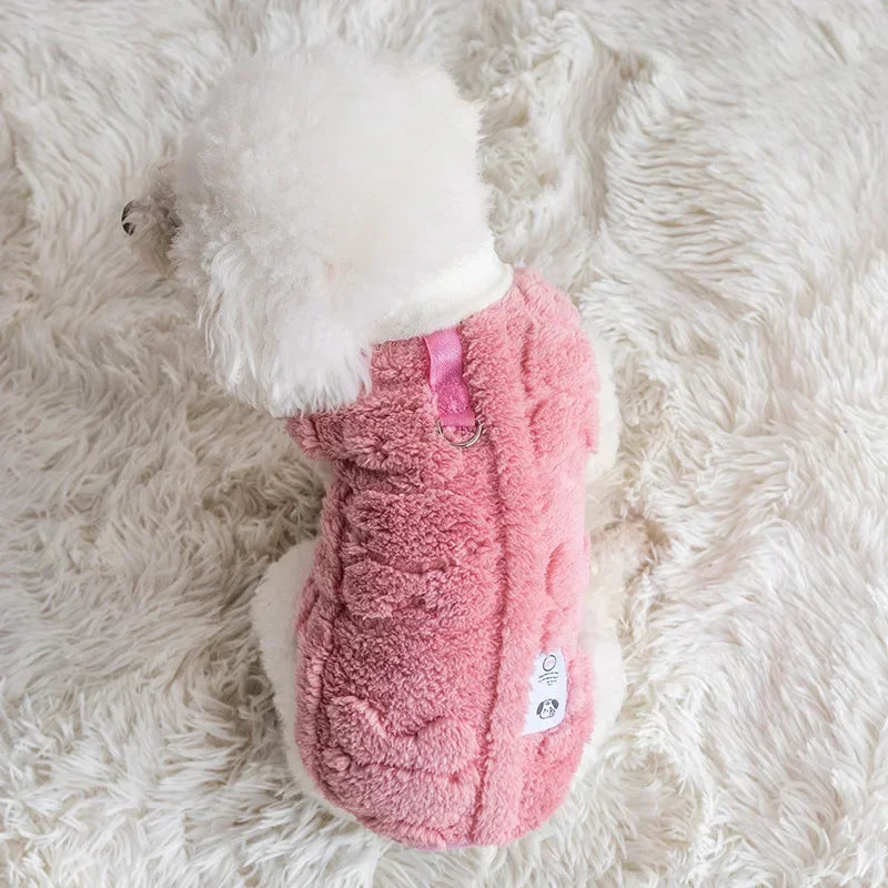 Soft Fleece Pullover Sweater for Small Dogs & Cats Winter Pet Clothes