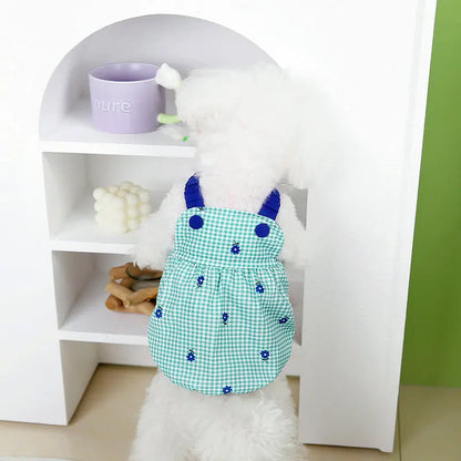 Bow Lace Dress for Small Dogs Summer Pet Clothing